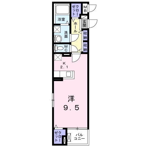 イースト　ブルー 間取り