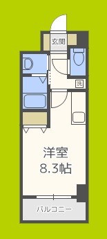 ウィスタリア新北野 間取り