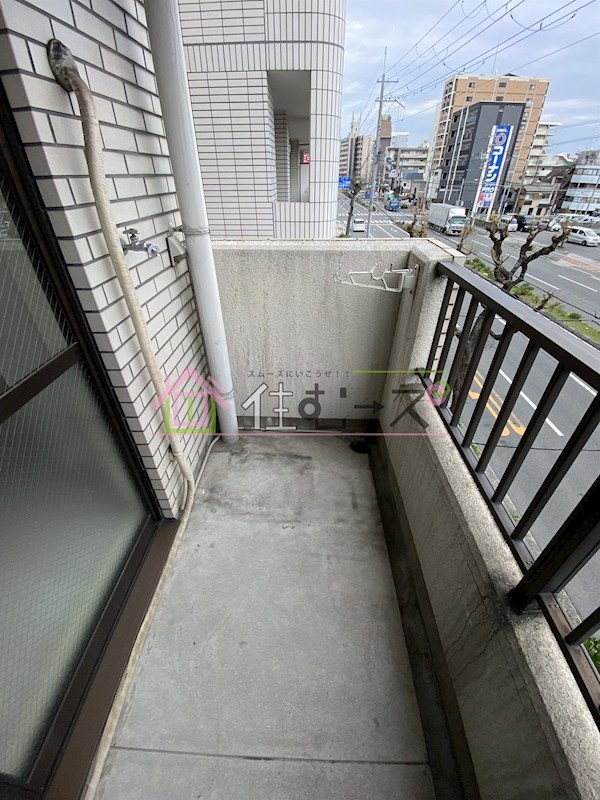 菅原大発マンション ベランダ