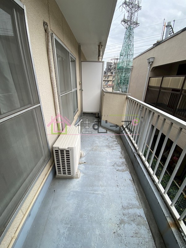 ミスターK上新庄 ベランダ