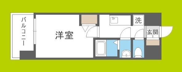 アドバンス大阪ヴェンティ 間取り