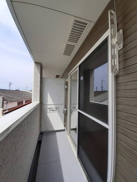 カルム・メゾン北館 ベランダ