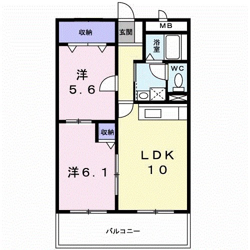 プリュクレール 間取り
