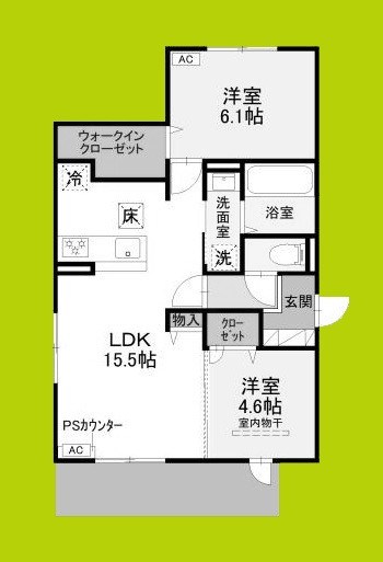 ルシェリア豊中 間取り