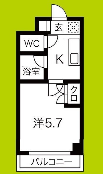 メビウス難波WESTレジデンス　ZERO 間取り