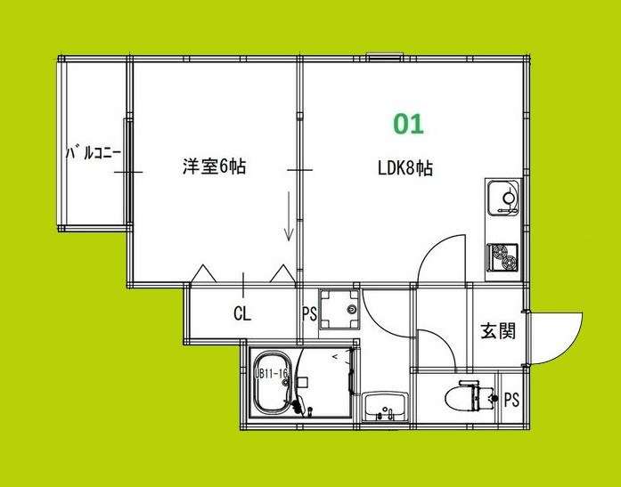 EIJU塚本 間取り