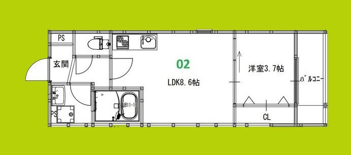 EIJU塚本 間取り