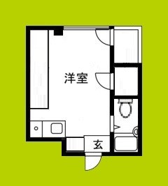 フローラハイツ千代崎  間取り