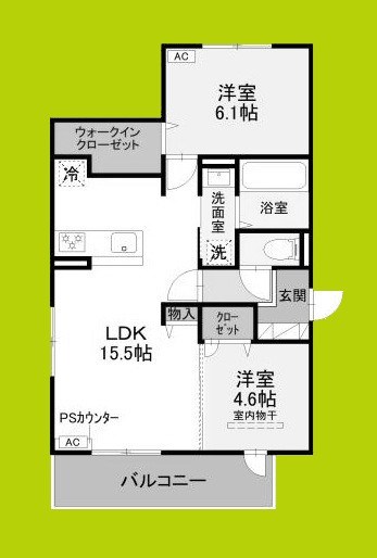 ルシェリア豊中 間取り