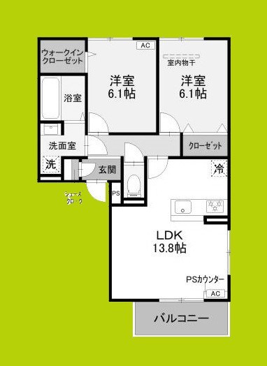 ルシェリア豊中 間取り