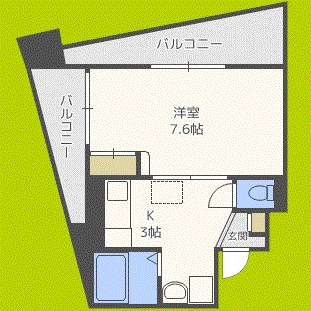 インペリアル新町 間取り