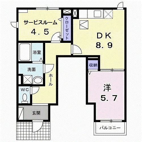 ラ・フル－ル 間取り