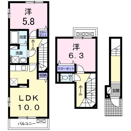 メゾンソレイユ 間取り