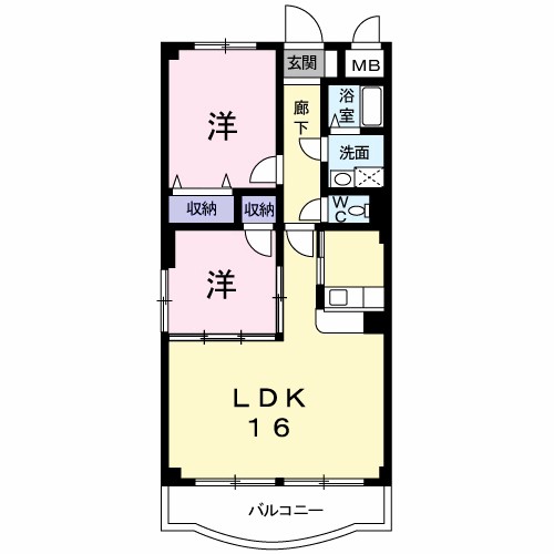 グランドゥール宝塚 間取り