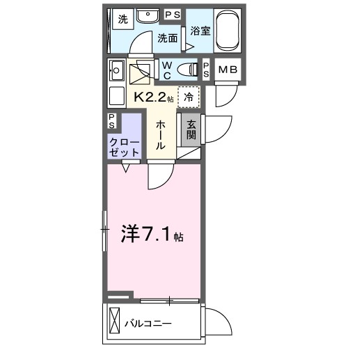 ラフレシール　ウエスト 間取り