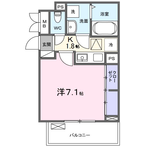 ラフレシール　ウエスト 間取り