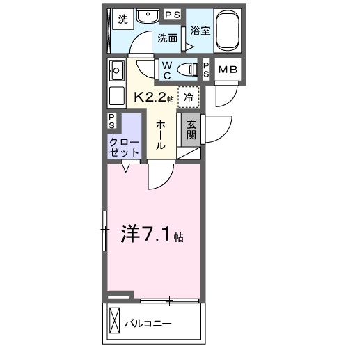 ラフレシール　ウエスト 間取り