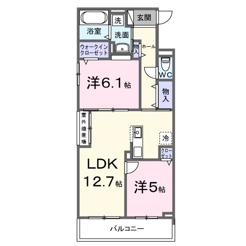 千僧５丁目アパート 間取り