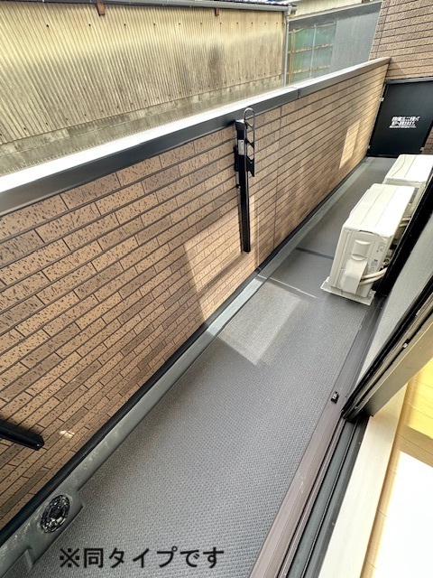 千僧５丁目アパート ベランダ