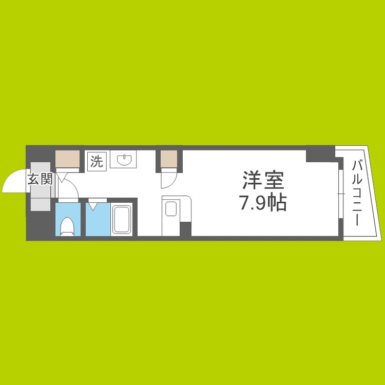 レジディア天神橋 間取り