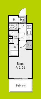 エスリード大阪イーストエッジ 間取り