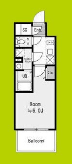 エスリード大阪イーストエッジ 間取り