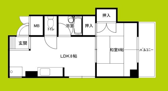 シティハイツ玉出 間取り