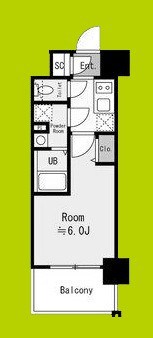 エスリード大阪イーストエッジ 間取り