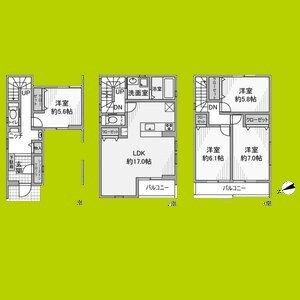 南津守6丁目戸建 間取り