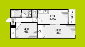 クレセル利倉東Ⅰ 間取り