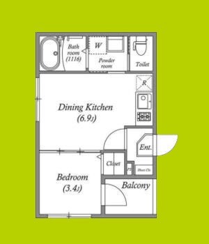ハーモニーテラス鷹合 間取り