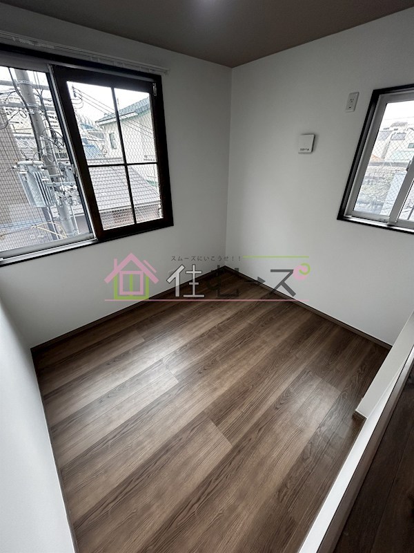 南市岡テラスハウス ベッドルーム