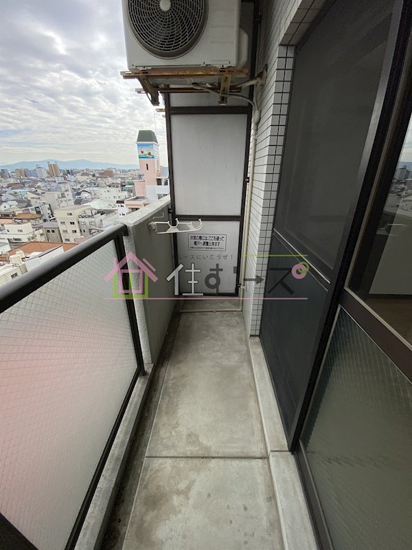 ライオンズマンション今里第3壱番館 ベランダ