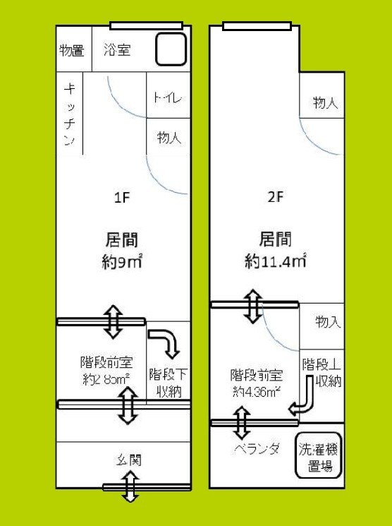 コート市岡元町 間取り