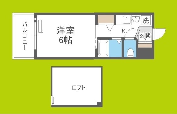 エステムコート難波WEST-SIDE大阪ドーム前 間取り