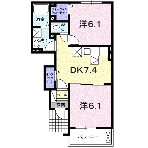 アンジュール 間取り