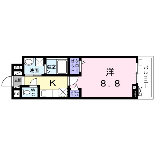 シャトーエレガント 間取り