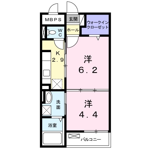 Ｌａ　Ｌｕｃｅ 間取り