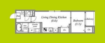 ハーモニーテラス鶴見緑地 間取り