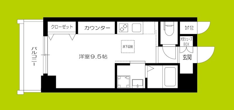 La CASA新深江 間取り