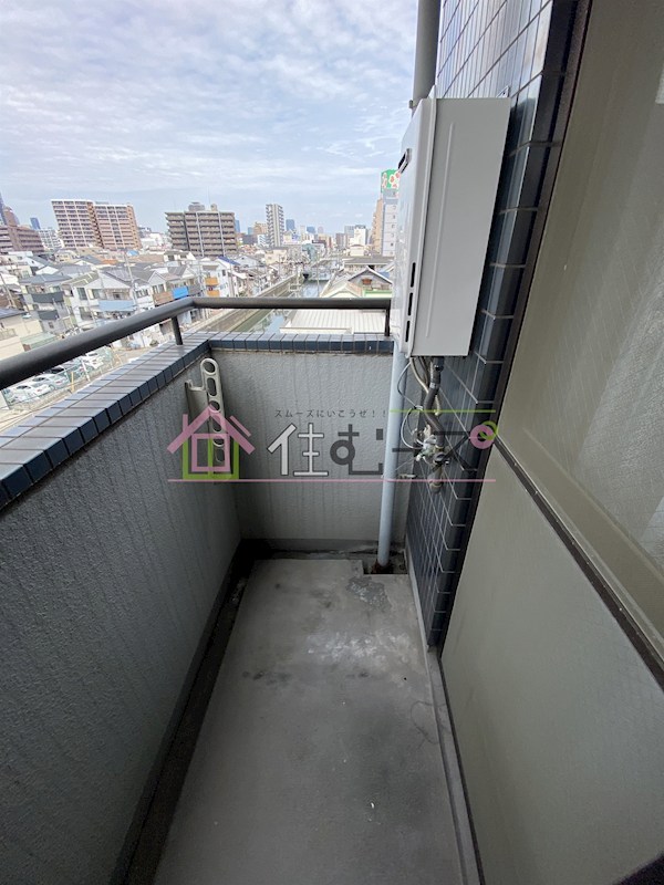今里西青山ビル ベランダ