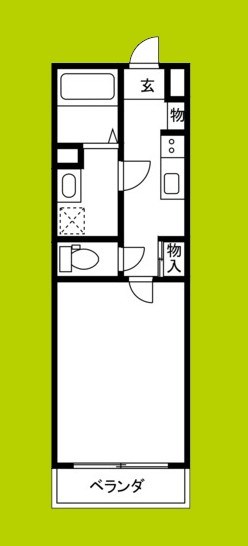 カルムビレッジ東田辺 間取り