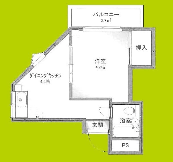 プレアール駒川Ⅲ 間取り