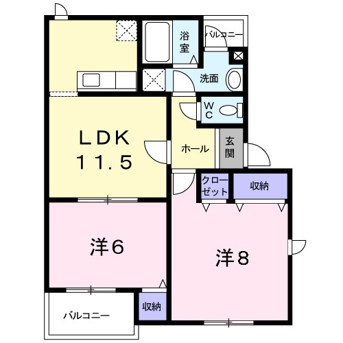 オニオンハイツ 間取り