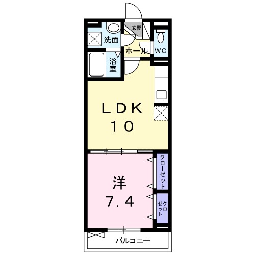 ブリーゼ・Ｆ　Ⅱ 間取り