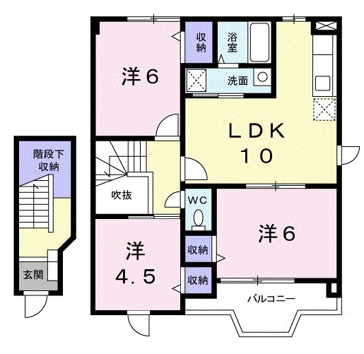 ソレアード　カーサ 間取り