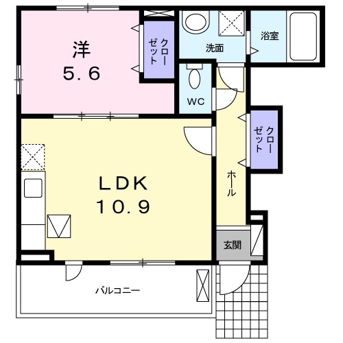 Ｖｉｌｌａ　すみれ 間取り