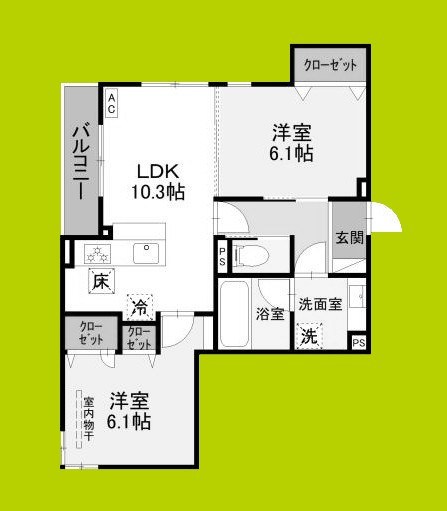 カーサ・プレッツァ豊里 間取り図