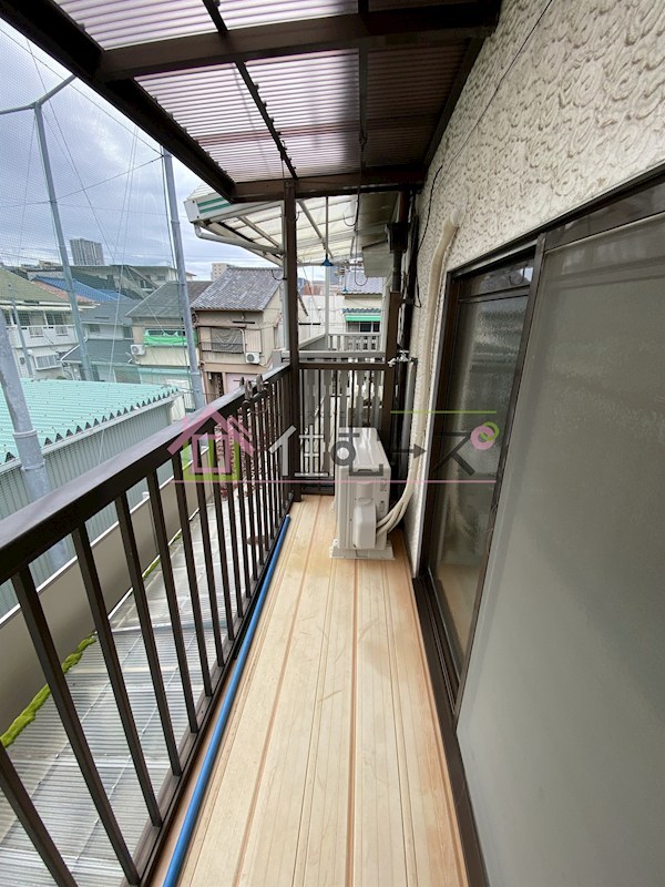 福島区野田5丁目貸家 ベランダ