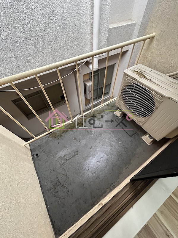 庭井ハイツ ベランダ